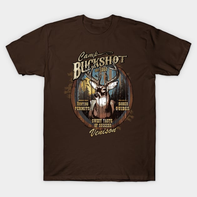 CAMP BUCKSHOT T-Shirt by teepublickalt69